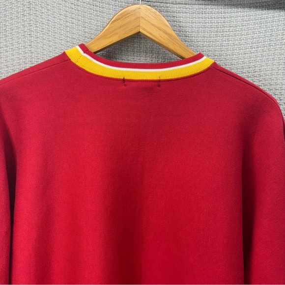 Vtg San Francisco Red Yellow Colorway Sweatshirt Men XXL Embroidered Big Letters - Picture 7 of 9